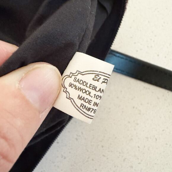 Southwestern Saddle Blanket Co. Wool Tote Jacquard Bag - Picture 6 of 6